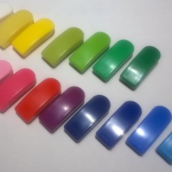Rounded lid various colors